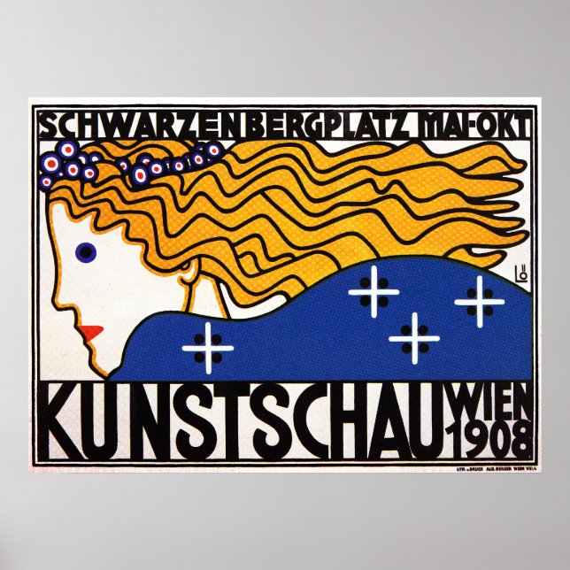 Loffler Secesseion Poster:   Kunstschau Wien Poster (Front)