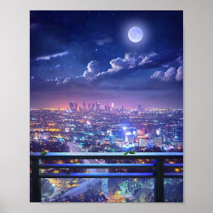 Lofi City Poster