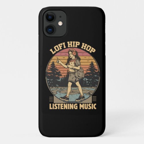 Lofi hip hop chillhop music iPhone 11 case