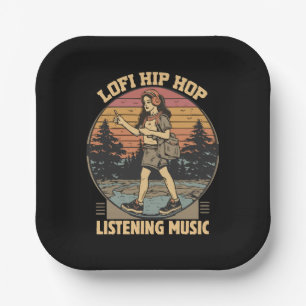 Lofi hip hop chillhop music paper plates