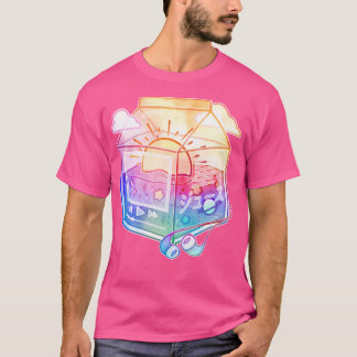 Lofi Sunset Juice Carton T-Shirt
