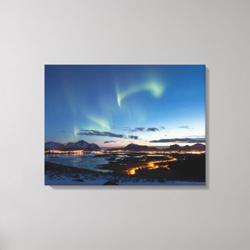 Lofoten Aurora Canvas Print