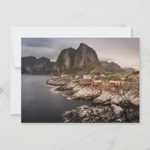 Lofoten Fishing Village Hamnoya Card