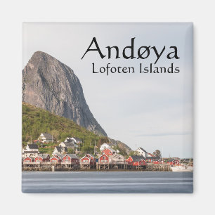 Lofoten Fishing Village - Norway Magnet
