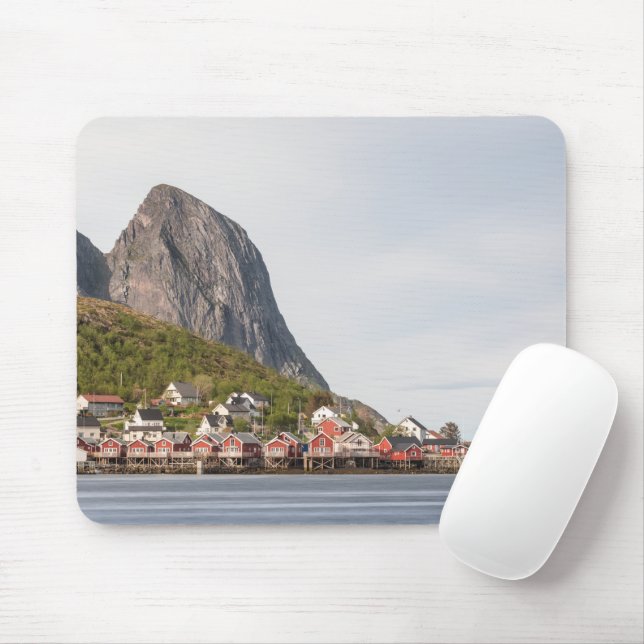 Lofoten Fishing Village - Norway Mouse Pad (With Mouse)
