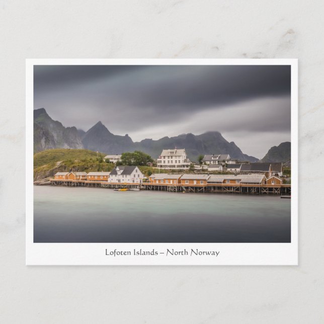 Lofoten Fishing Village Postcard (Front)