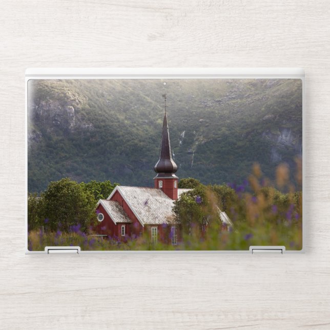 Lofoten Flakstad Church HP Laptop Skin (Front)