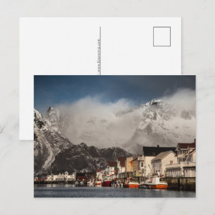 Lofoten Henningsvaer Holiday Postcard