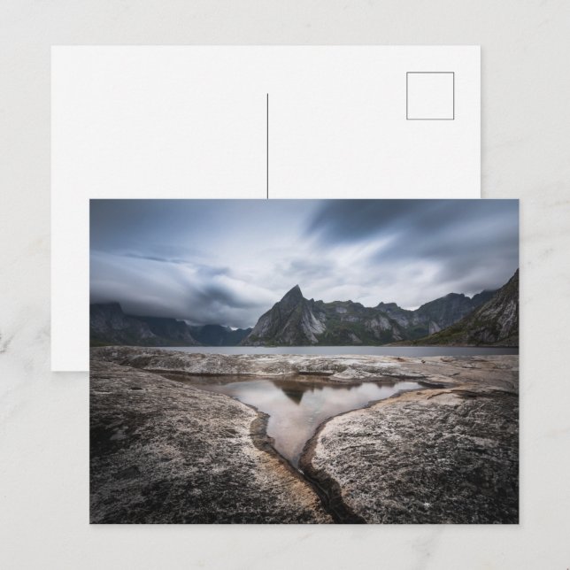 Lofoten Islands Mountain Postcard (Front/Back)