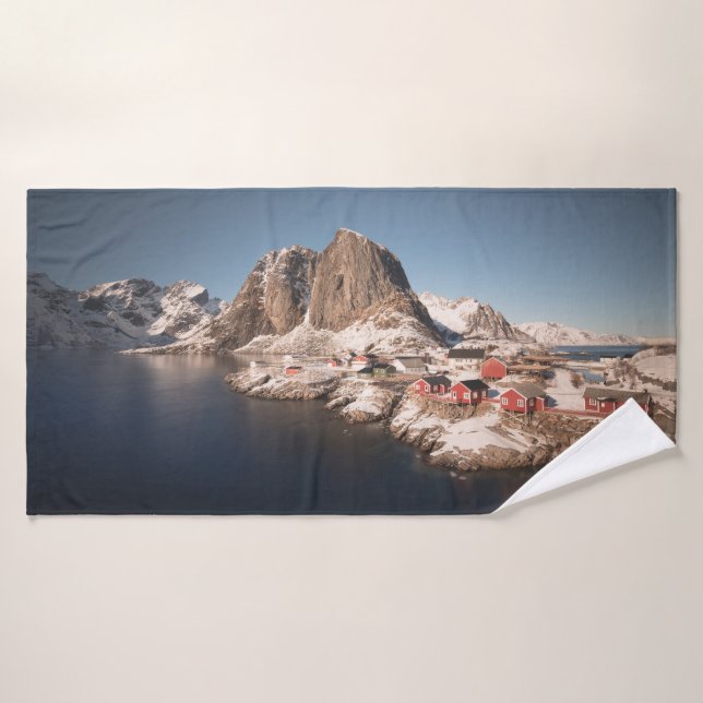 Lofoten Islands Norway Bath Towel (Bath Towel)