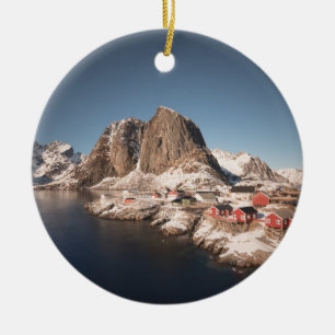 Lofoten Islands Norway Ceramic Ornament