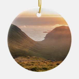 Lofoten Islands Norway Ceramic Ornament