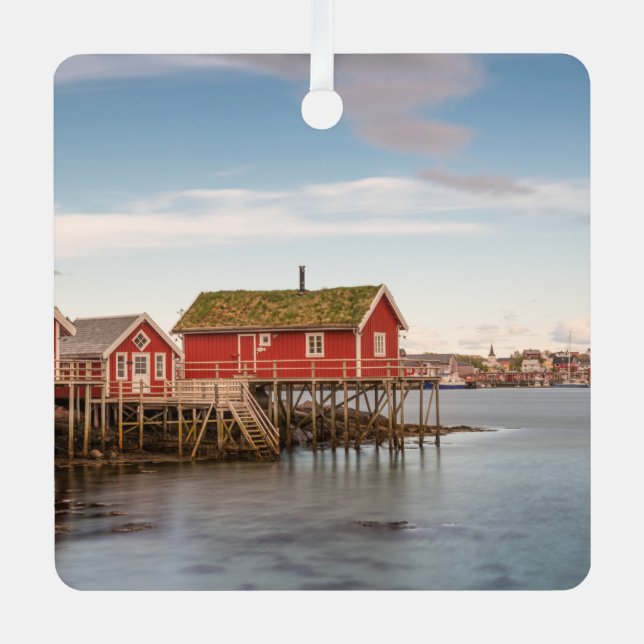 Lofoten Islands Norway Metal Ornament (Front)