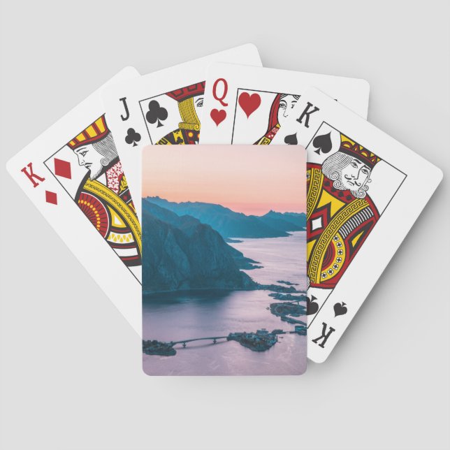 Lofoten Islands Norway Poker Cards (Back)
