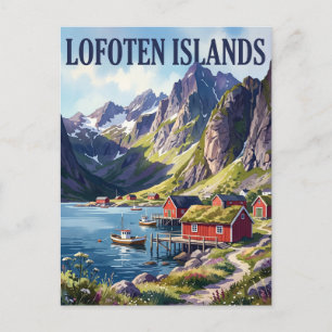 Lofoten Islands Norway Postcard