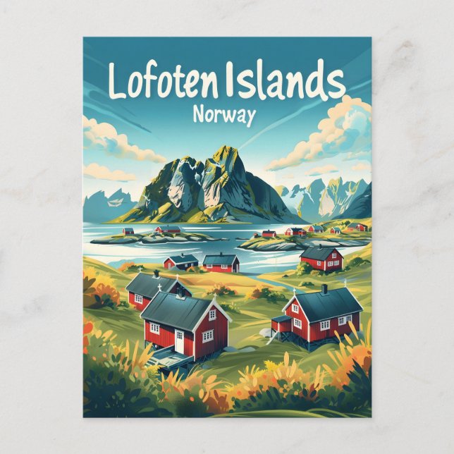 Lofoten Islands Norway Postcard (Front)