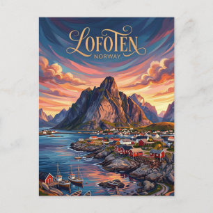 Lofoten Islands Norway Postcard