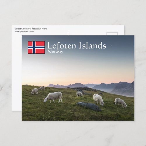 Lofoten Islands Norway Postcard