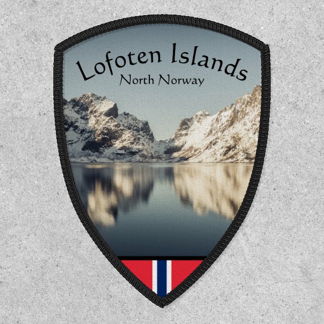 Lofoten Islands Norway Souvenir Patch (Front)