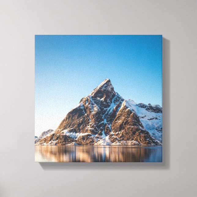 Lofoten Landscape Photo Canvas Print (Front)