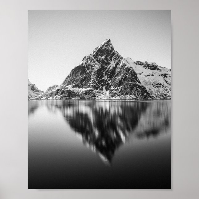 Lofoten Mountain Poster (Front)