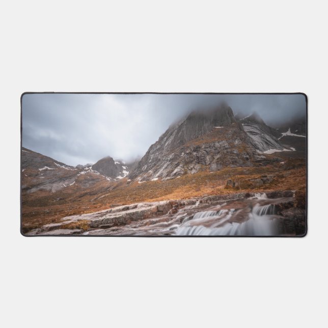 Lofoten Norway Desk Mat (Front)