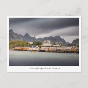 Lofoten Norway Fishing Village Postcard