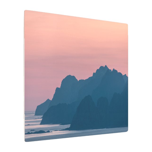 Lofoten Norway Metal Print (Angled)