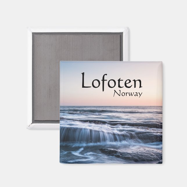 Lofoten Norway Souvenir  Magnet (Front/Back)