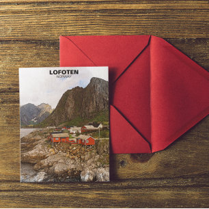 Lofoten Norway Travel Souvenir Postcard