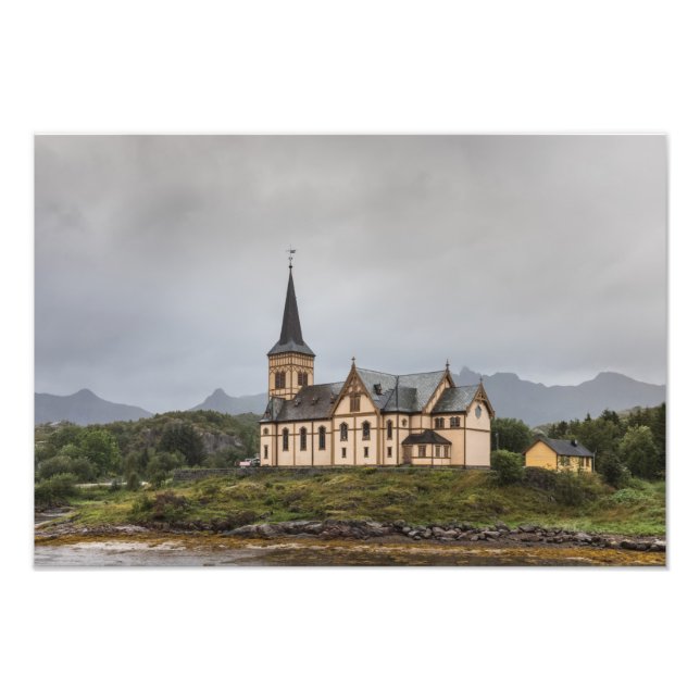 Lofoten Vågan Church Travel Photo (Front)