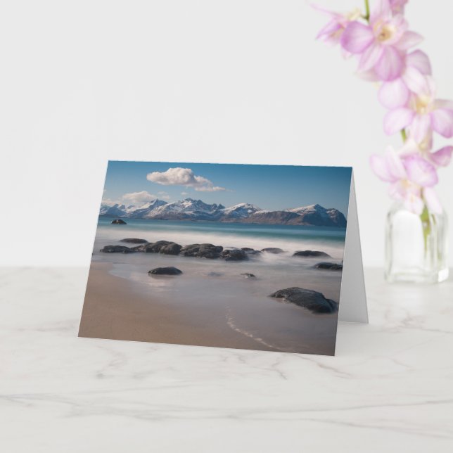 Lofoten Vikten Beach Card (Orchid)