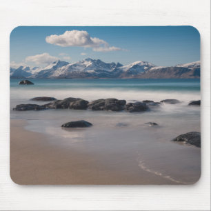 Lofoten Vikten Beach Mouse Pad