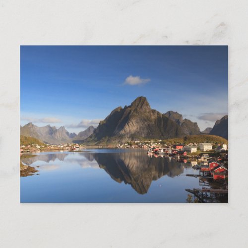 Lofoten _ Village of Reine postcard no text