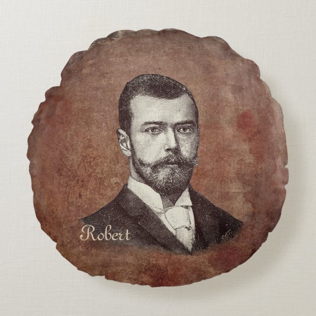 Loft industrial double-sided steampunk bike custom round pillow (Front)