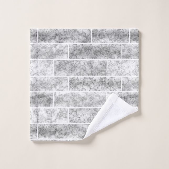 loft, light gray bath towel set (Wash Cloth)