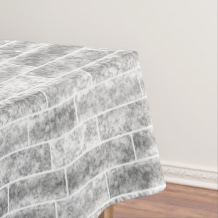loft, light gray tablecloth
