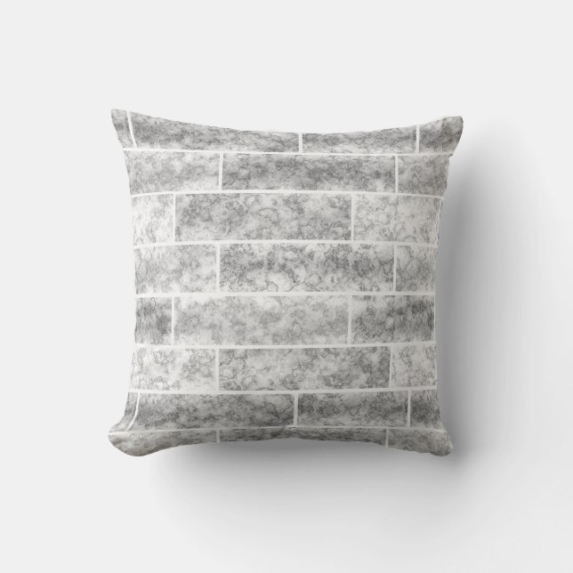 loft, light gray throw pillow (Front)
