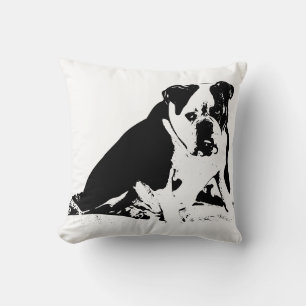 Loft Mood Bulldog Throw Pillow