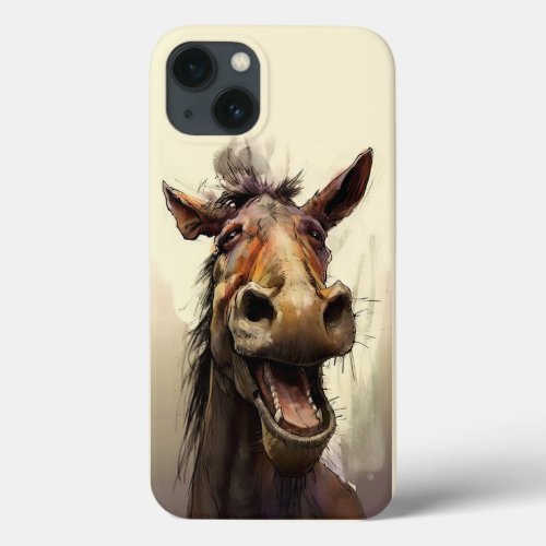 Lofty Horse Laugh iPhone 13 Case