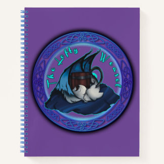 Lofty Weasel Spiral Notebook (Purple)