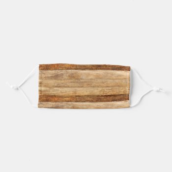 Log Cabin Barn Wood Rustic Adult Cloth Face Mask by TheSillyHippy at Zazzle