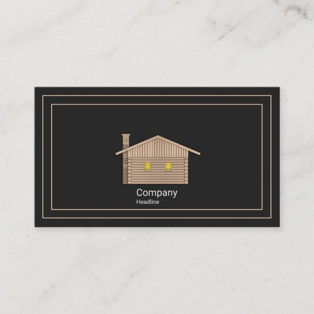 Log Cabin Business Card (Front)