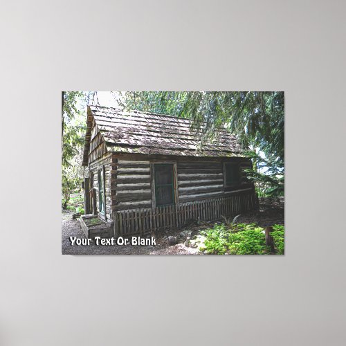 Log Cabin Canvas Print