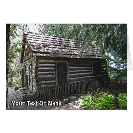 Log Cabin Cards (Front Horizontal)