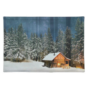 Log Cabin Cloth Placemat