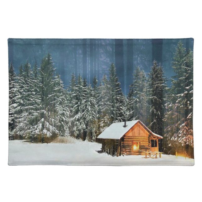 Log Cabin Cloth Placemat (Front)