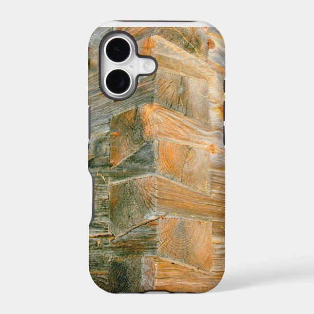 log cabin corners iphone case (Back)