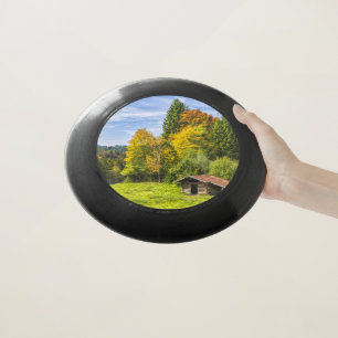 Log Cabin Cottage in the Mountains Wham-O Frisbee