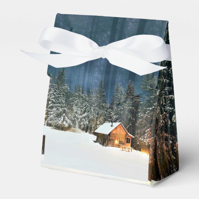 Log Cabin Favor Boxes (Front Side)